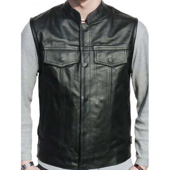 JTS 504 Leather Waistcoat